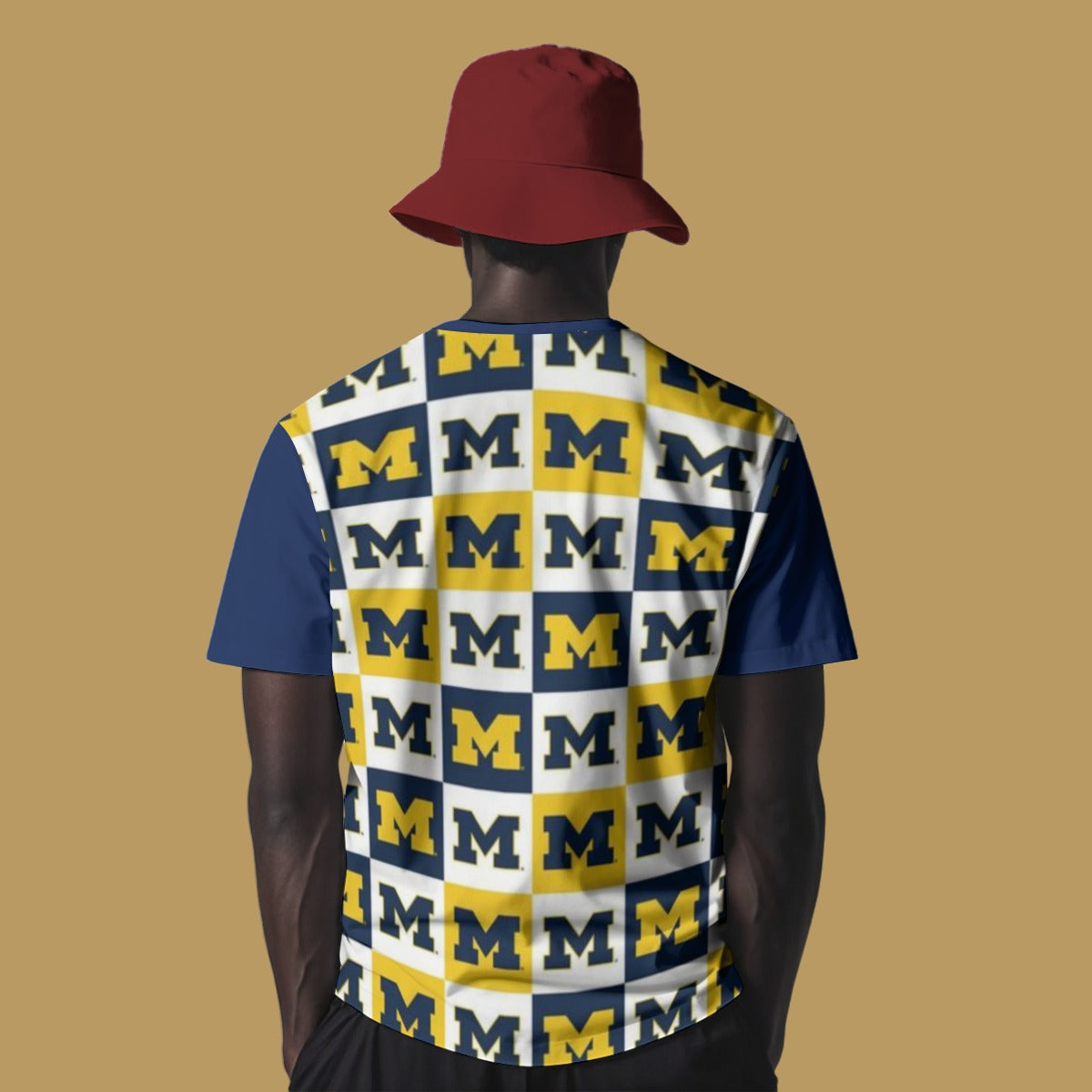 Michigan - Wolverines Men's O-Neck T-Shirt White varsity sports apparel