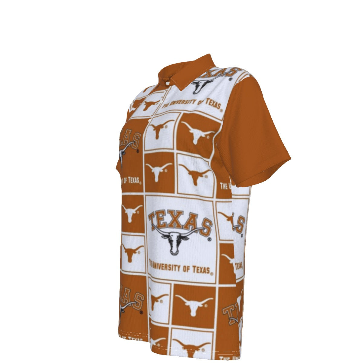 Texas at Austin - Longhorns Women's Polo Shirt White varsity sports apparel
