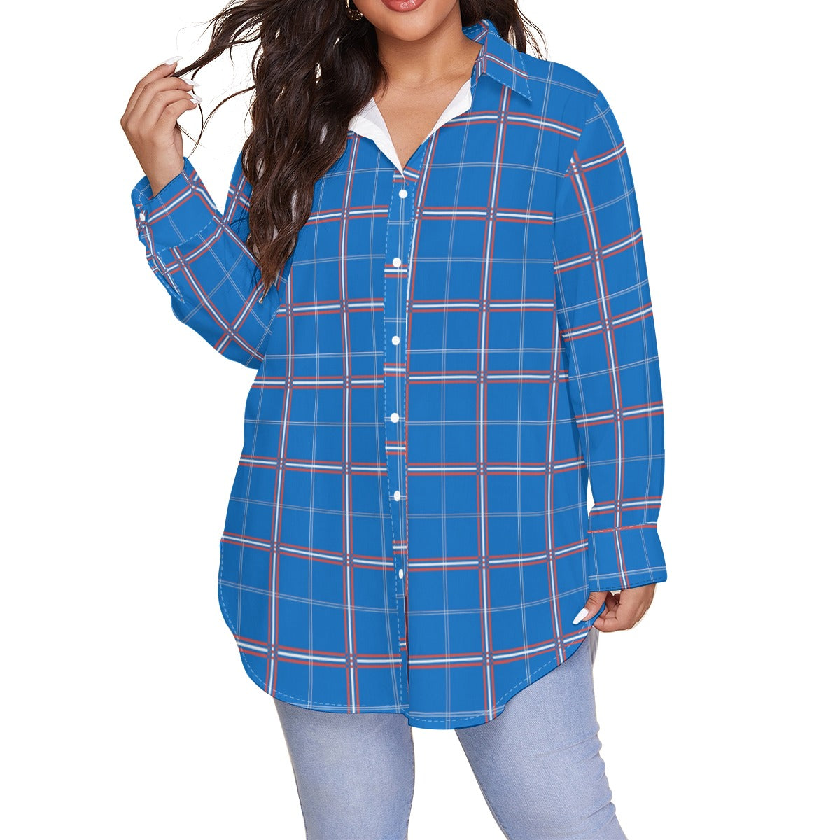 kansas jayhawks tartan plaid women shirt women tartan plaid game day fashion