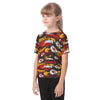 kansas-city-chiefs-kids-raglan-sleeve-t-shirt red gold football outfit image 3.0