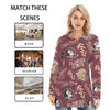 Florida State Seminoles Women's Long Shirt - ACC football apparel varsity sportswear product image 5.0