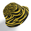 White Smoke Pittsburgh Football Yellow Black Zebra Double-Side Printing Bucket Hat – Game Day Streetwear