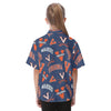Virginia Cavaliers Kid's Hawaiian Vacation Shirt White sports streetwear apparel