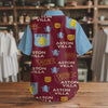 Aston Villa Men's Short Sleeve Shirt With Pockets