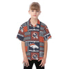 Denver Broncos Kid's Hawaiian Vacation Shirt – sportswear style, lightweight game day shirt, image 1221
