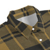 colorado buffaloes tartan plaid black gold  women tartan plaid game day shirt