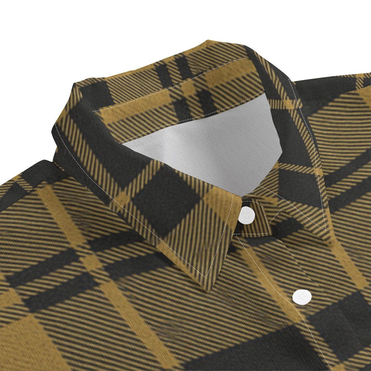 colorado buffaloes tartan plaid black gold  women tartan plaid game day shirt