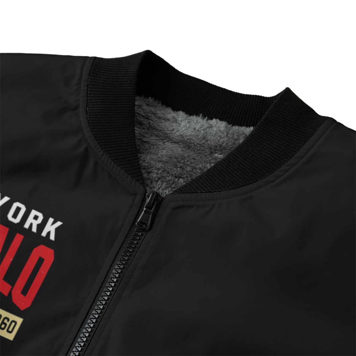 Buffalo New York black Bomber Jacket – Game Day City Sports Style