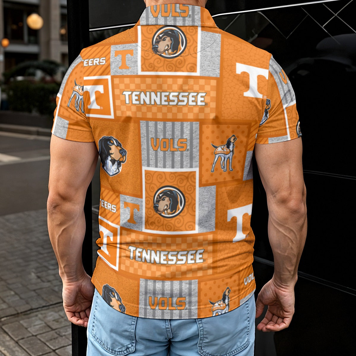 Tennessee Volunteers Men's Polo Shirt - college football fan gear varsity sportswear product image 2.0