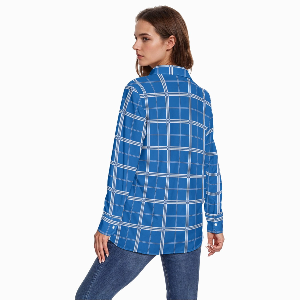 kentucky wildcats tartan plaid oversized button up women shirt women's comfort shirt with button|125gsm cotton women tartan plaid game day fashion