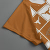 Texas at Austin - Longhorns Jersey With Short Raglan Sleeve White varsity sports apparel