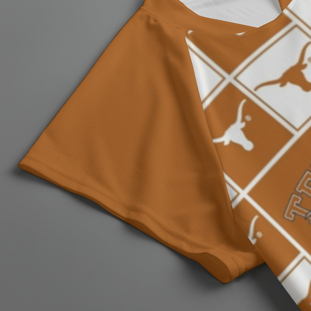 Texas at Austin - Longhorns Jersey With Short Raglan Sleeve White varsity sports apparel