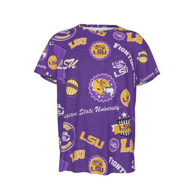 Louisiana Tigers Short Sleeve T-Shirt - Baton Rouge football tee varsity sportswear product image 1.0