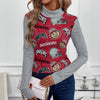 Ohio State - Buckeyes Women's Women's High-Neck Top With Long Sleeve White game day varsity apparel