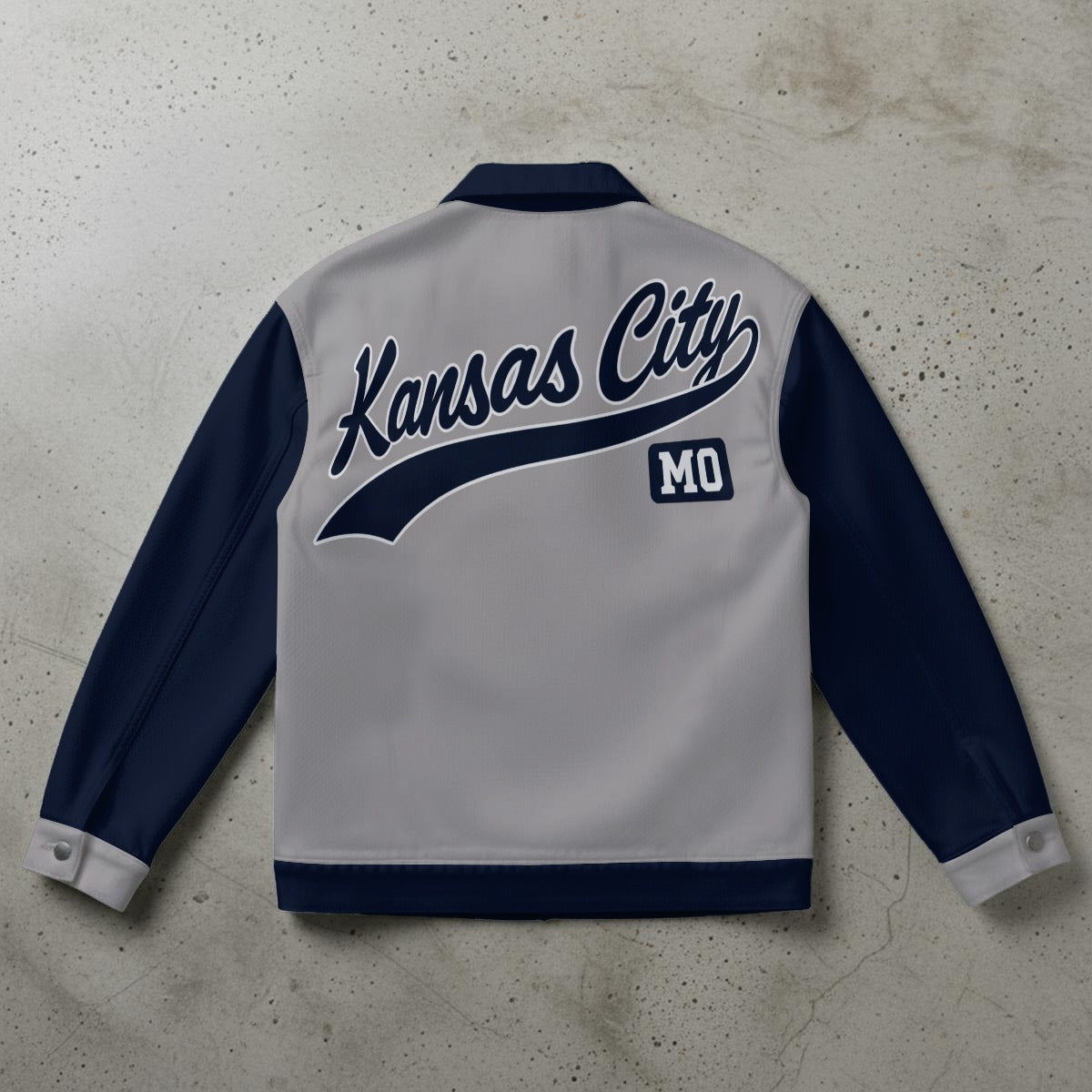 Kansas City MO Varsity Jacket – Retro Streetwear Baseball Style Jacket for Men and Women streetwear fashion product image 5