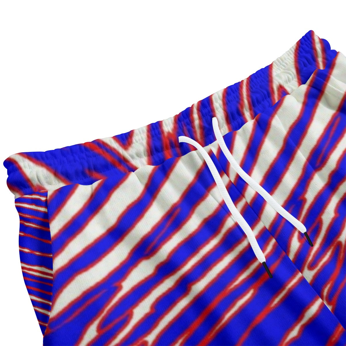 Buffalo football Unisex Knitted Fleece Pants – Red Blue White Zebra Game Day Style