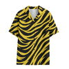 Pittsburgh Football Yellow Black Zebra Women’s Hawaii Shirt 120GSM – Game Day Summer Style – lightweight game day shirt, game day outfit, image 1.0