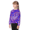 White Smoke Buffalo football&nbsp; Kid's Thicken Sweater – Red Blue White Zebra Game Day Style