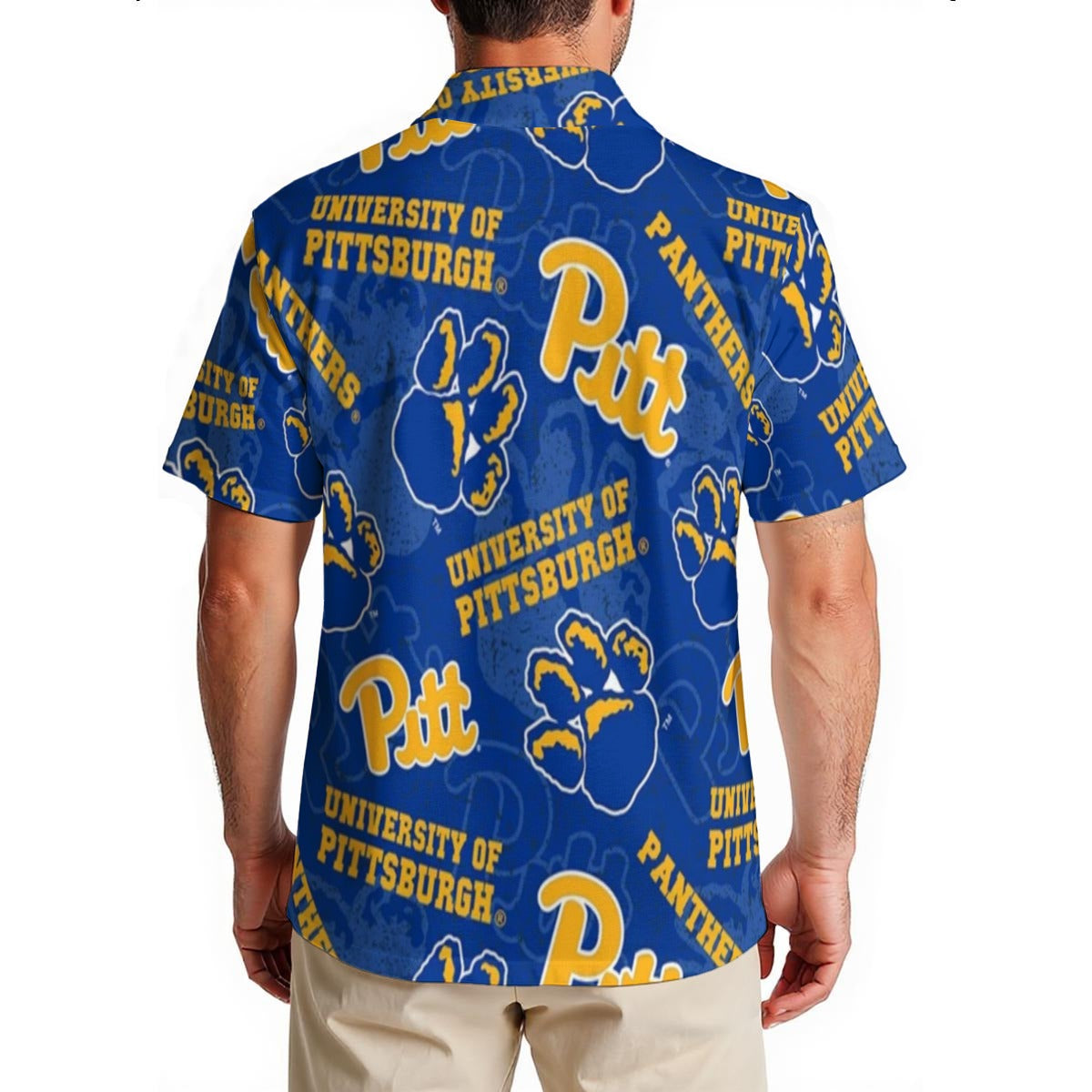 Pittsburgh Panthers Men's Hawaiian Shirt|150GSM