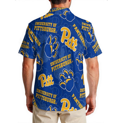 Pittsburgh Panthers Men's Hawaiian Shirt|150GSM