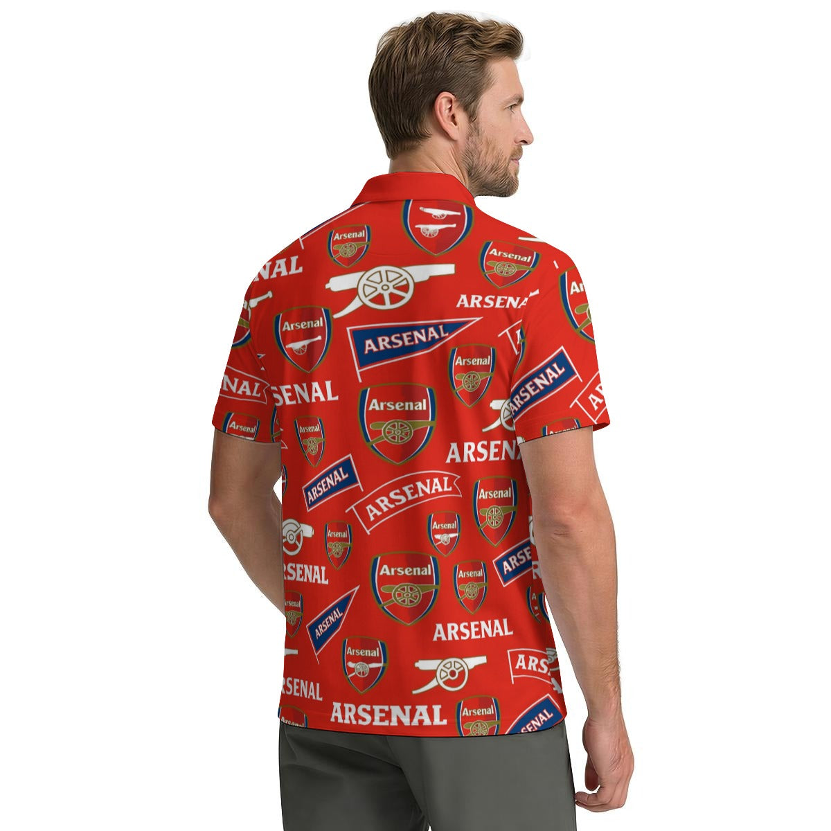 Arsenal FC  Men’s Polo Shirt with Chest Pocket streetwear fashion product image 2