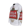 White Smoke Vintage European Brewery Stella hoodie – Royal Crest 90s Streetwear Graphic Sweatshirt