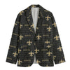 New Orleans Football Blazer Men Black Gold Game Day Jacket Stylish Streetwear