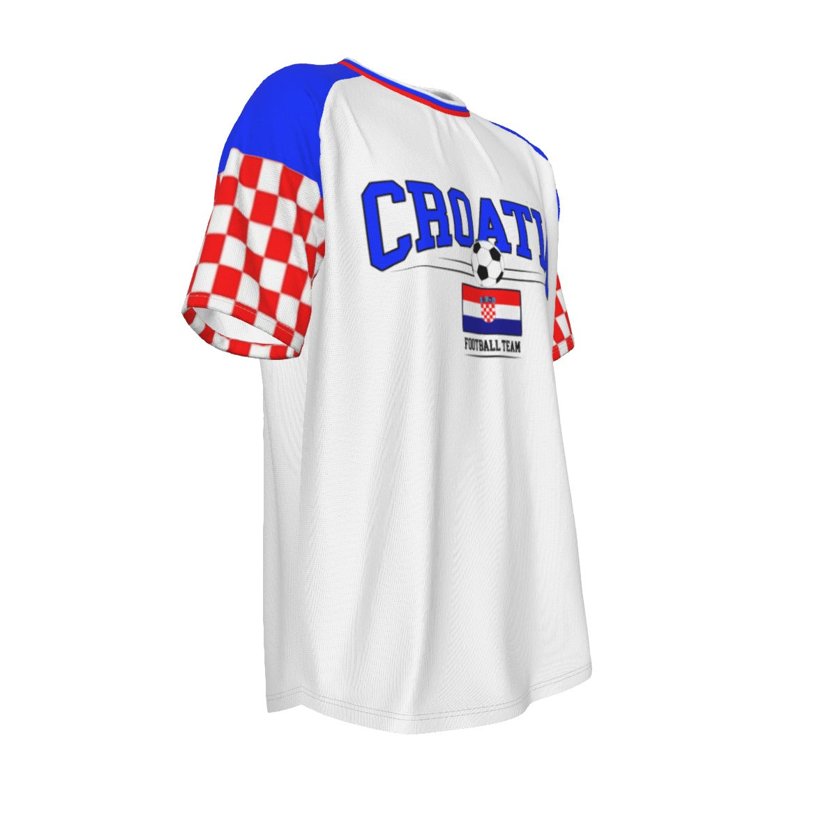 White Smoke Croatia Soccer Fan T-Shirt – Vintage Croatia Football Shirt Croatian National Team Style | Retro Croatia Soccer Tee