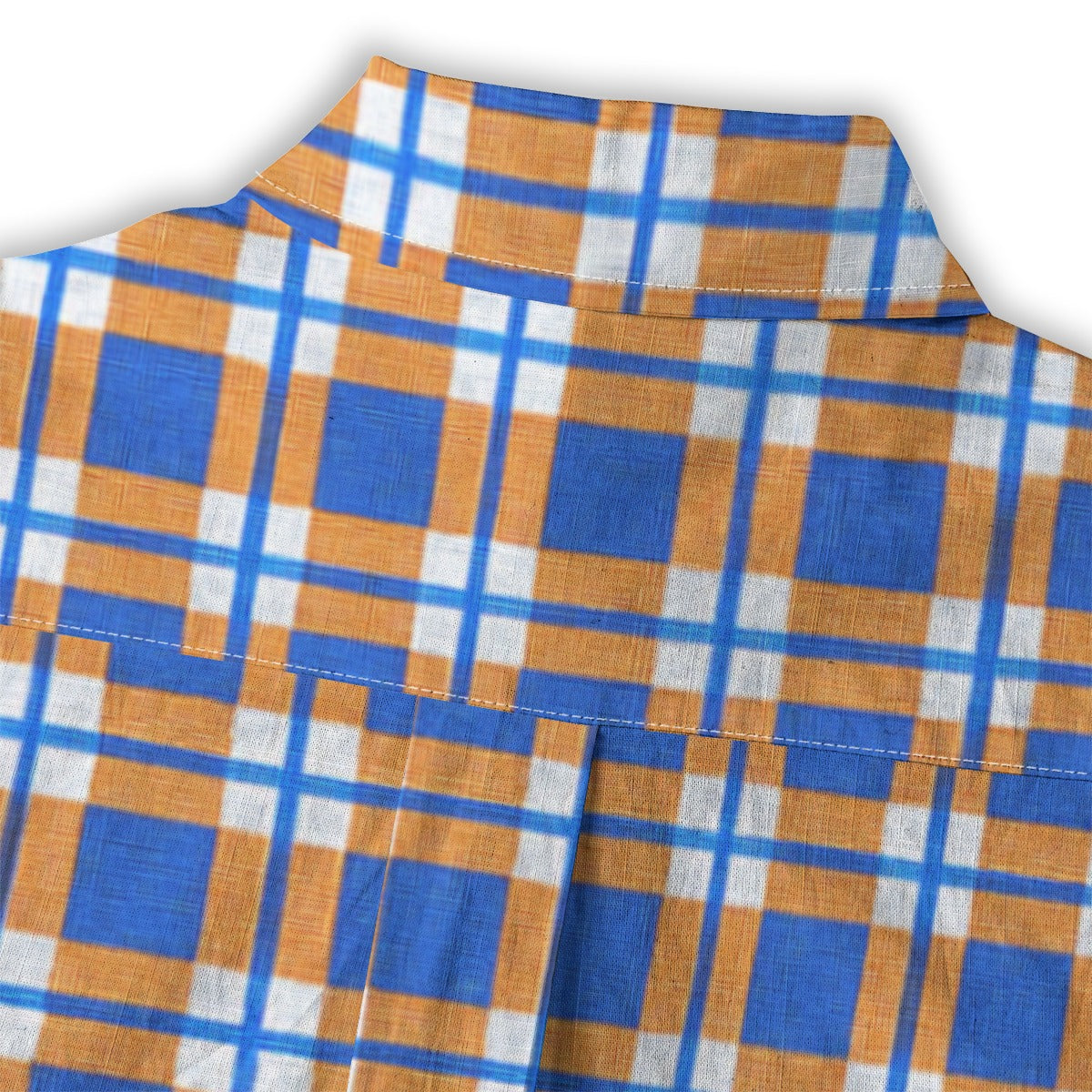 florida gators tartan plaid blue orange  women tartan plaid game day shirt