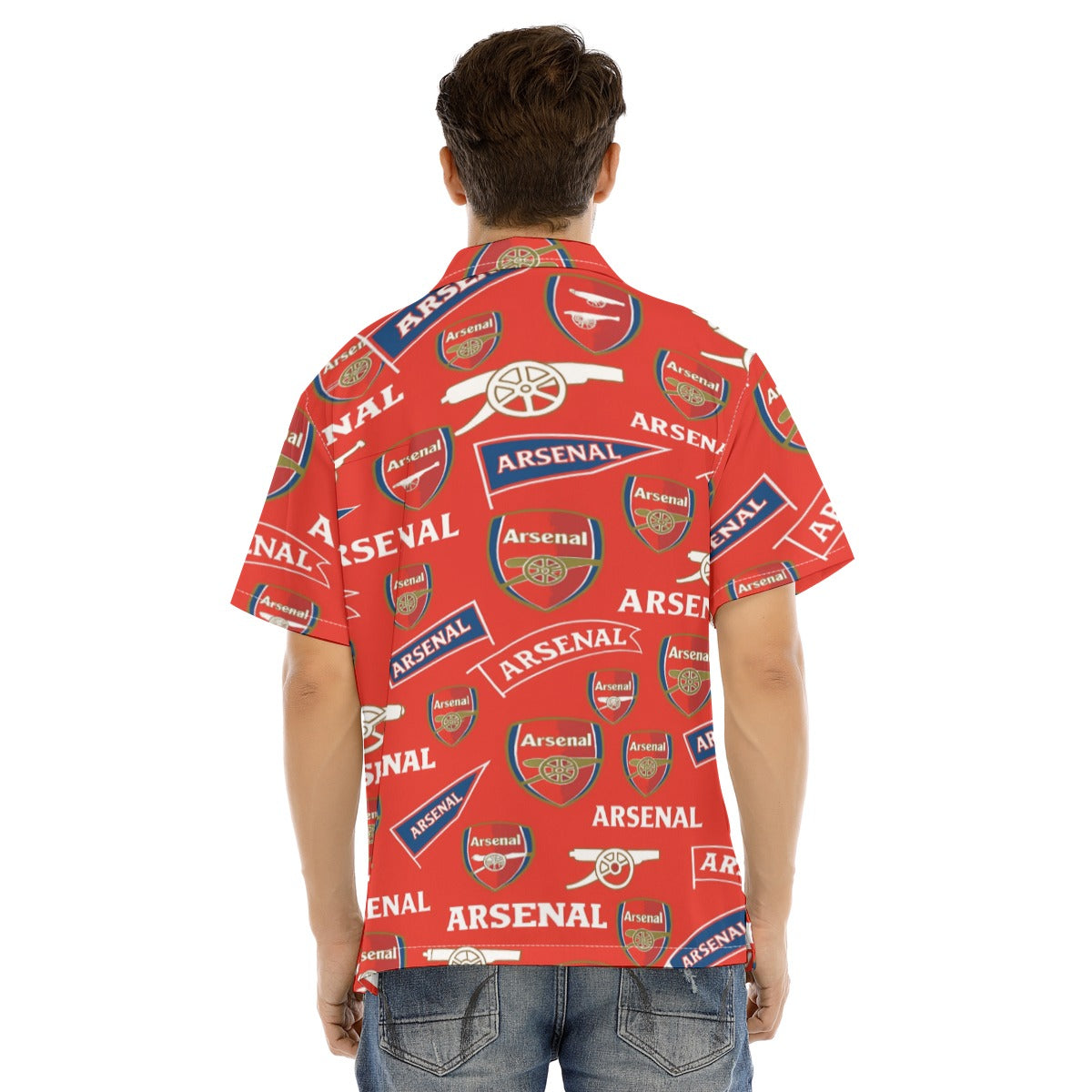 Arsenal FC  Man's Short Sleeves Shirt streetwear fashion product image 3