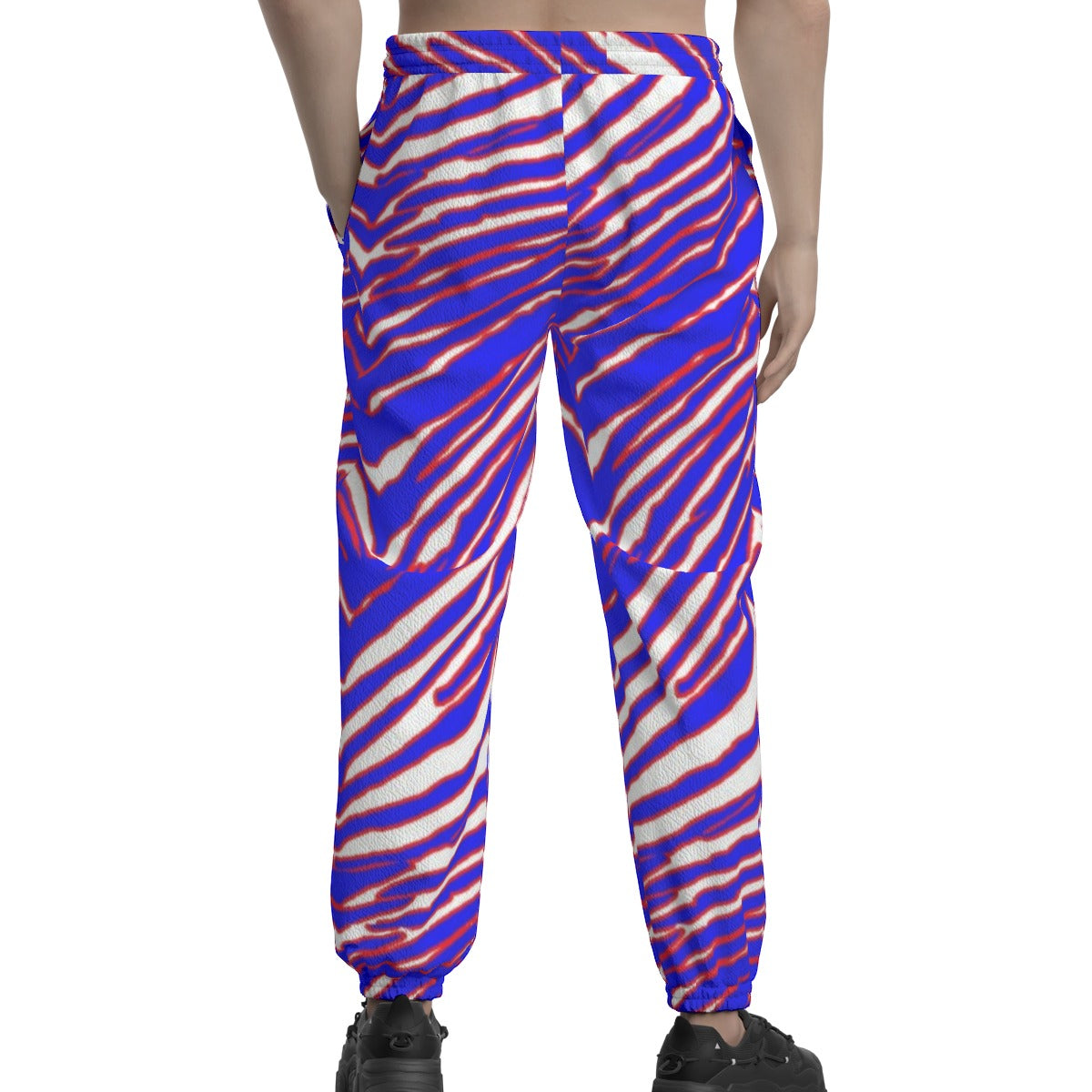 Buffalo zebra game day football Unisex Textured Casual Pants