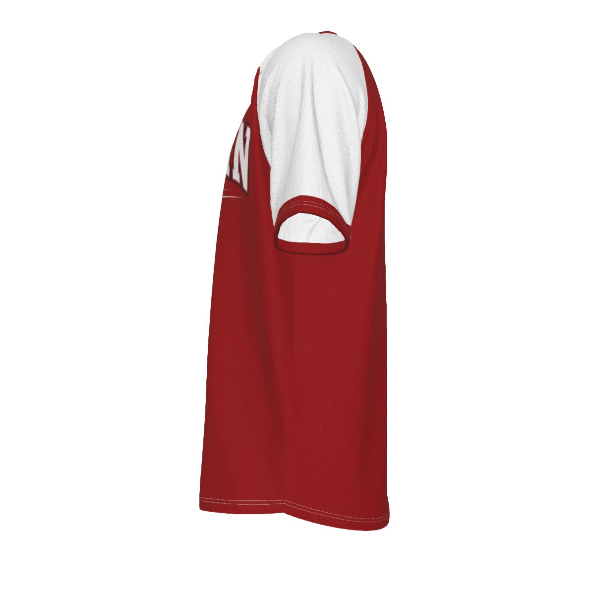 Jordan Soccer T-Shirt Red White – Jordan Football Shirt The Falcons Fan Tee streetwear fashion product image 6