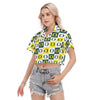 Oregon Ducks Women's Cropped Shirt - Big Ten football apparel varsity sportswear product image 3.0