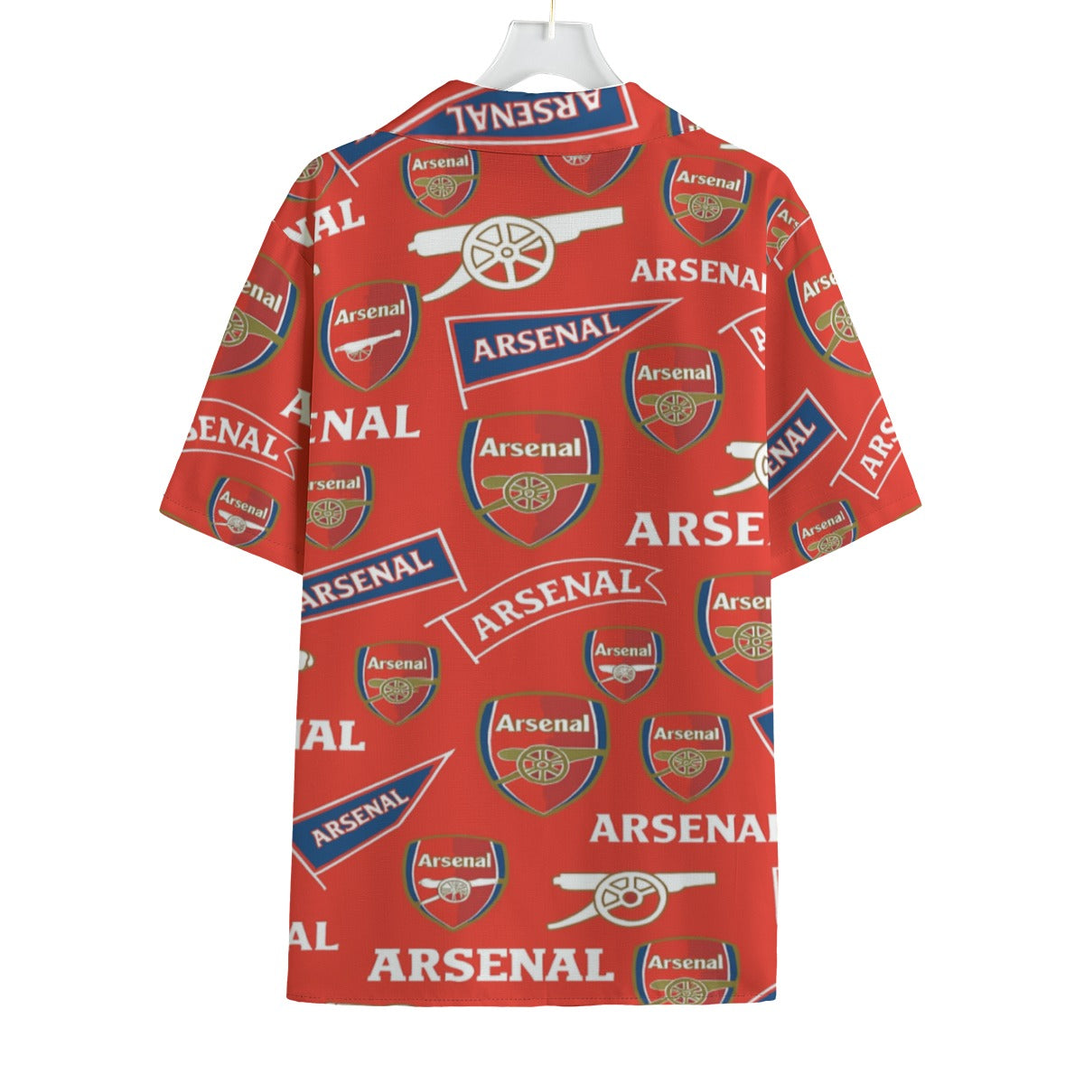 Arsenal FC Faux Linen Hawaiian Shirt