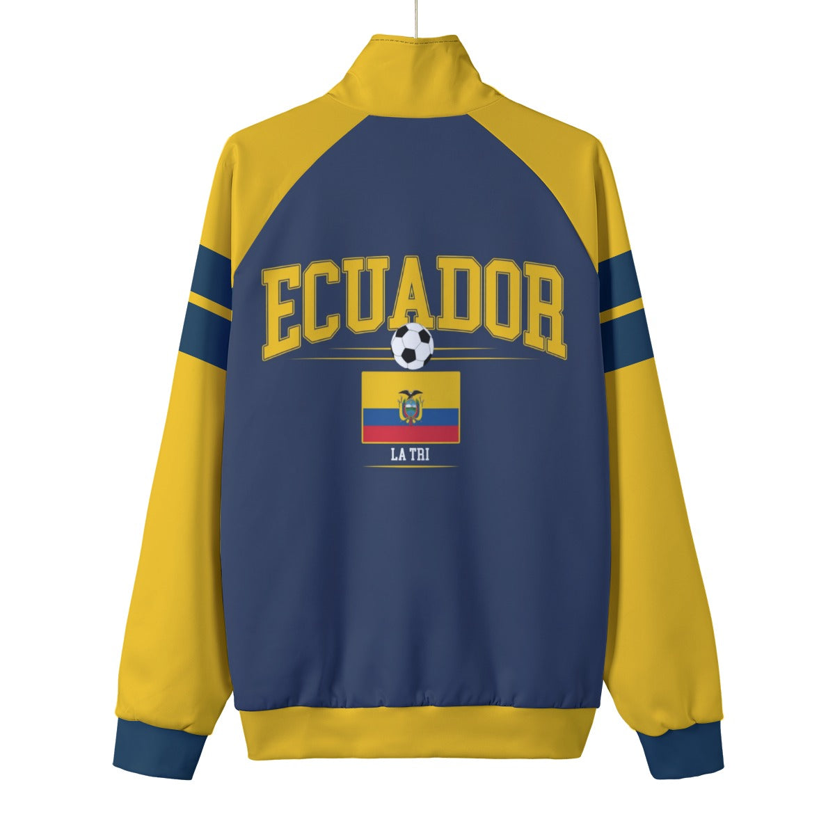 Ecuador Jacket Yellow Blue – Ecuador Football Team Track Jacket for Men and Women