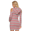 alabama crimson tide tartan plaid crimson white women's tight dress crimson white tartan plaid game day fashion