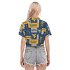 West Virginia Mountaineers Women's Cropped Shirt
