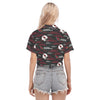 arizona-cardinals-womens-cropped-shirt red white football outfit side view