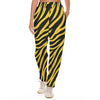 Pittsburgh Football Yellow Black Zebra Women’s Casual Pants – Game Day Streetwear – sportswear style, nfl fan apparel, image 1.0