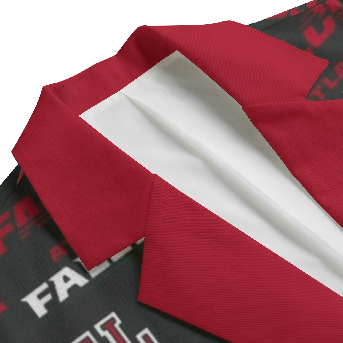 Atlanta Football Blazer Men Black Red Game Day Jacket Stylish Streetwear streetwear fashion product image 5