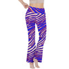 White Smoke Buffalo Zebra Football Women’s Reversible High-Waisted Pants – Two-Way Game Day Streetwear