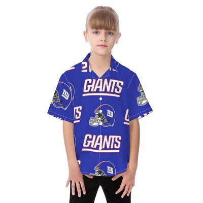 New York Giants  Kid's Hawaiian Vacation Shirt – sportswear style, sportswear style, image 1063
