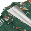 Dark Slate Gray Miami Football Suit Green Blazer – Premium College Game Day Jacket