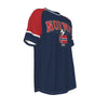 Norway Soccer T-Shirt Navy Red – Norway Football Fan Shirt with Flag