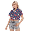 Ole Miss Rebels Women's Cropped Shirt varsity sportswear product image 3.0