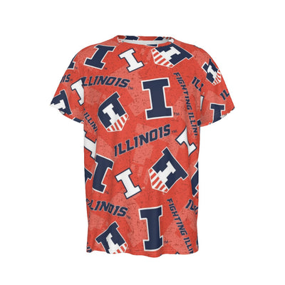 Illinois Urbana - Fighting Illini Short Sleeve T-Shirt White varsity sports apparel