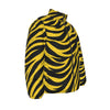 White Smoke Pittsburgh football yellow black Unisex Stand-up Collar Down Jacket
