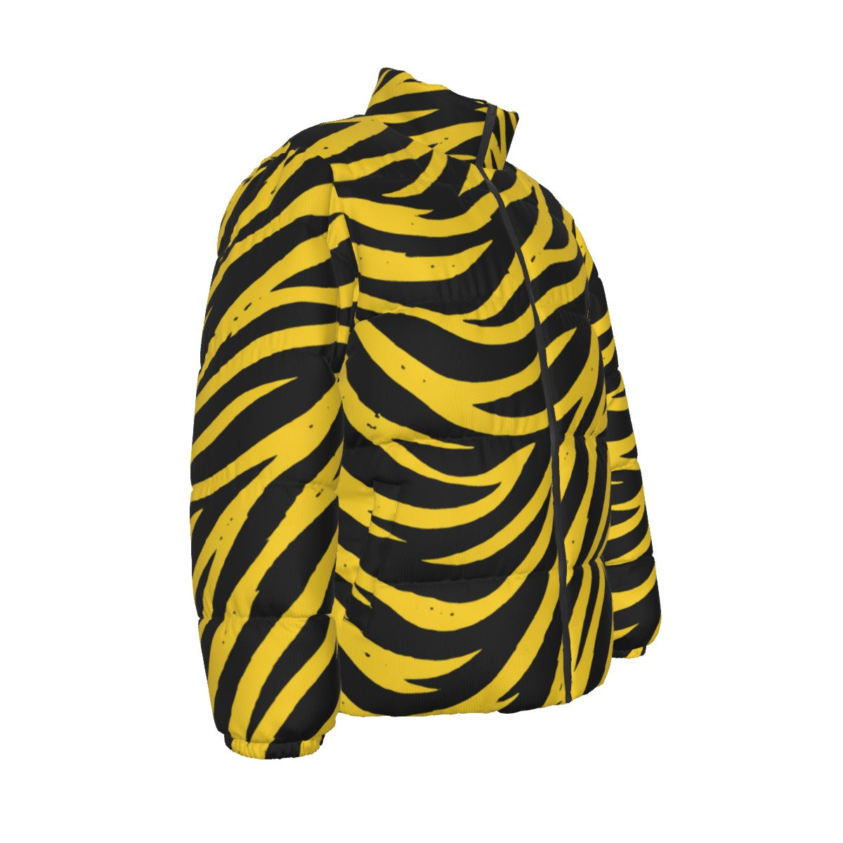 Pittsburgh football yellow black Unisex Stand-up Collar Down Jacket