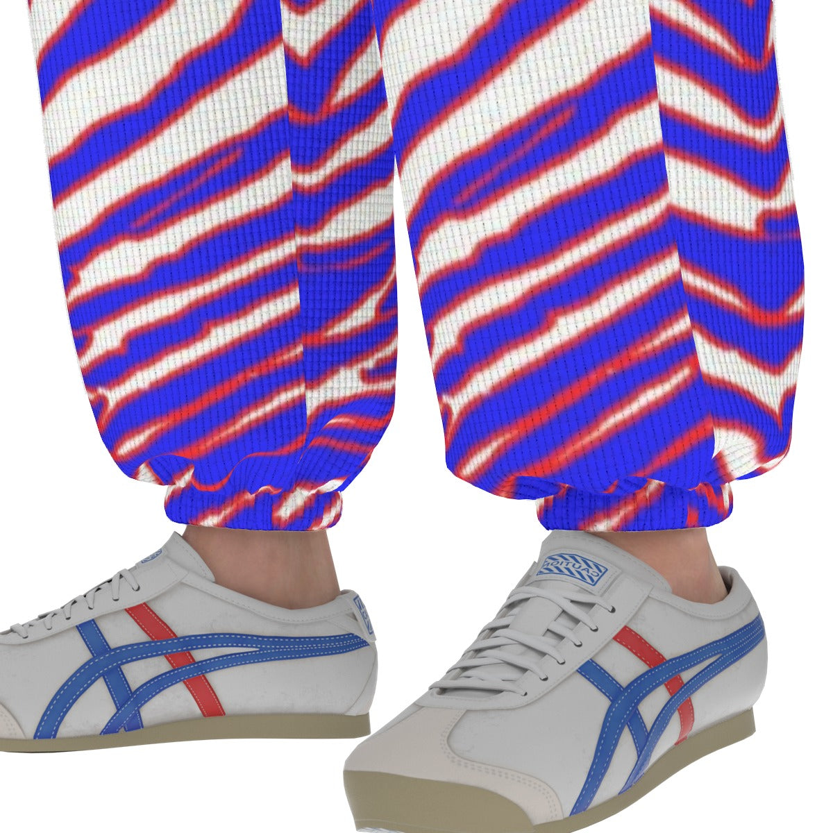 Buffalo zebra game day football Men'S Thick Sweatpants