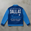 Dallas football Unisex Collared Jacket – football shirt, sportswear style, image 1.0